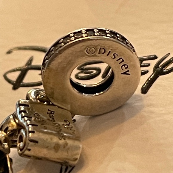 Authentic Disney x Pandora Mary Poppins Umbrella double dangle charm - Picture 5 of 6